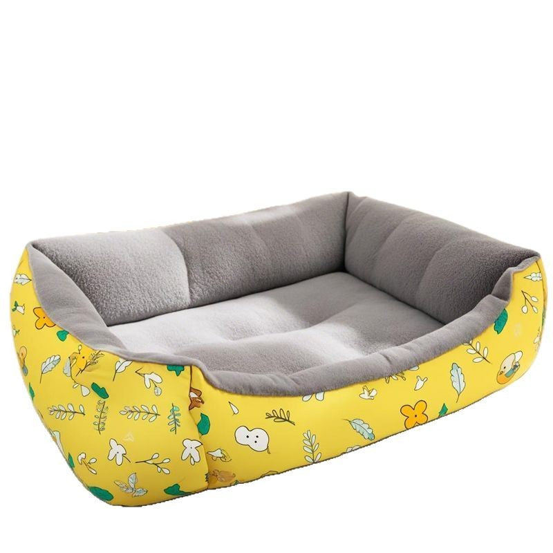 Patterned pet bed
