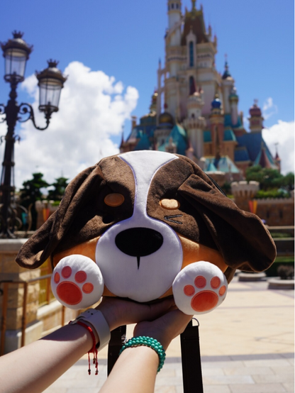 Cute Bernese Mountain Dog Double Shoulder Bag with Coin Purse – Handmade & Durable