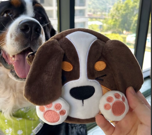 Cute Bernese Mountain Dog Double Shoulder Bag with Coin Purse – Handmade & Durable