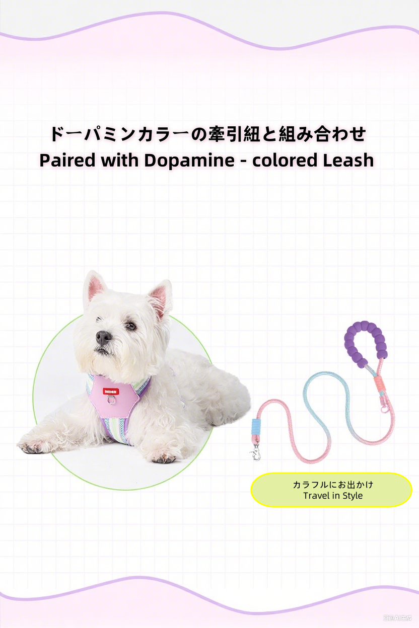 Dopamine Color Pet Harness