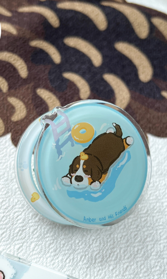 Luxury IMD Phone Case + Magnetic Holder Set – Bernese Mountain Dog Artwork