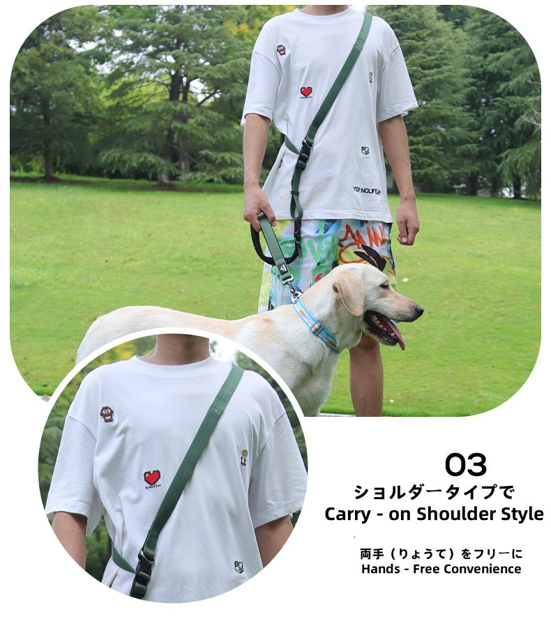 Adjustable Anti - Lunge Leash